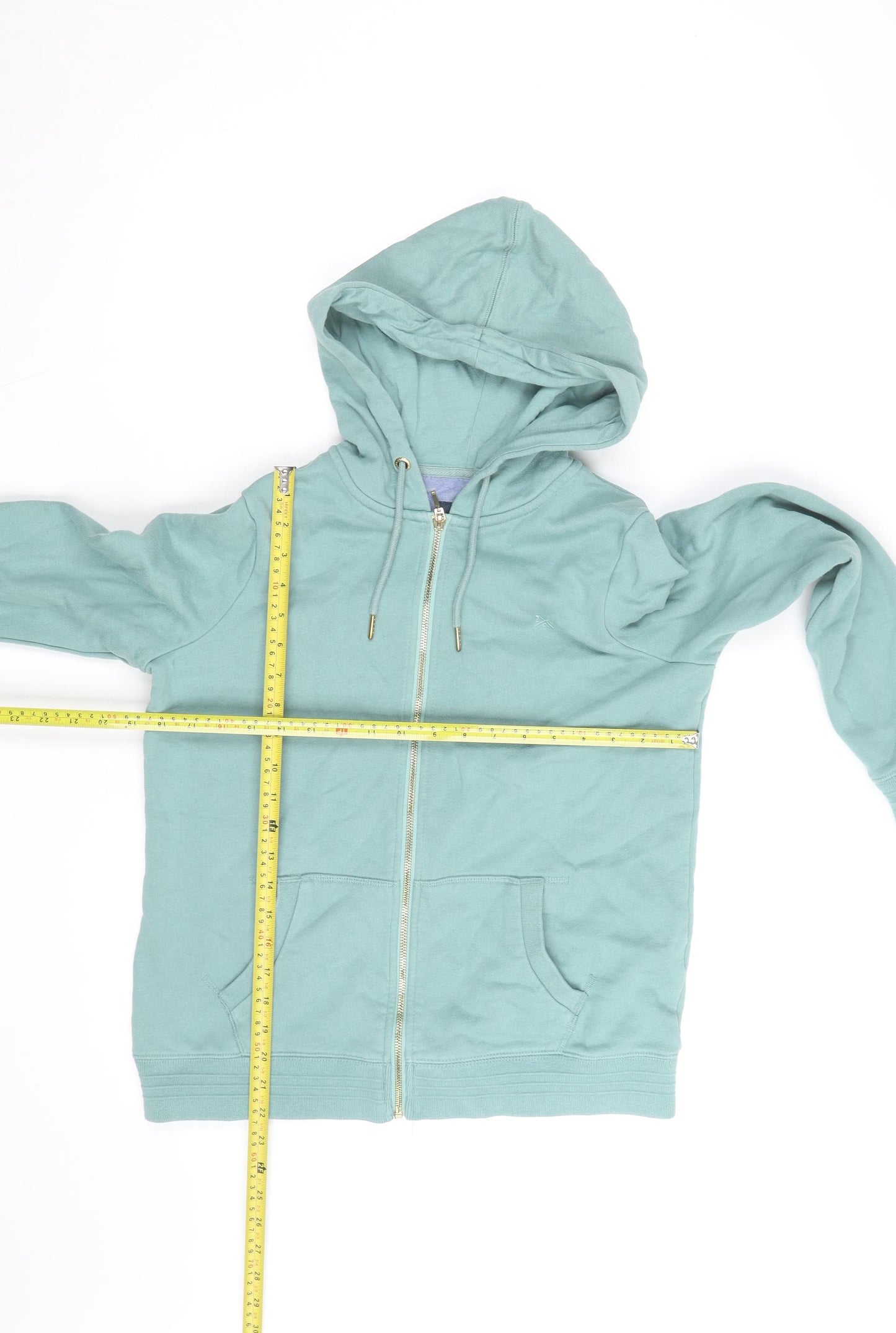 Crew Clothing Company Women's Green Size 10 Full Zip Hoodie
