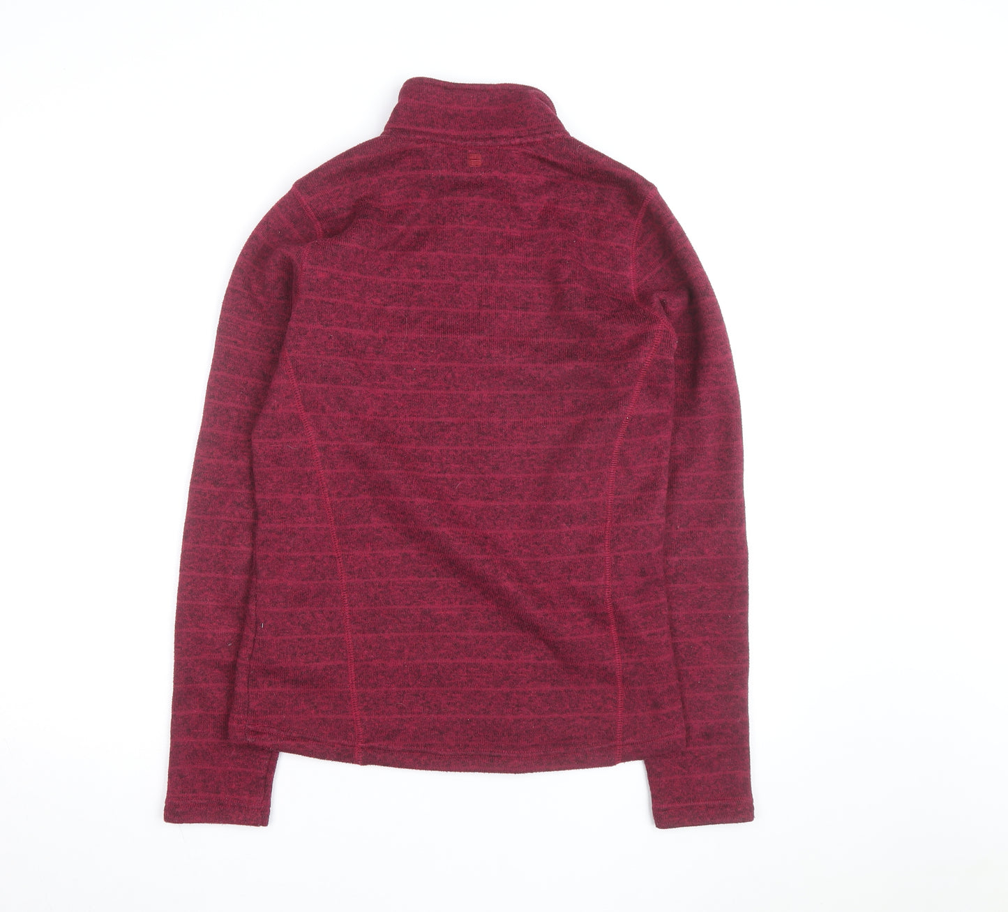 Mountain Warehouse Women Burgundy 1/2 Zip Fleece Pullover UK 14