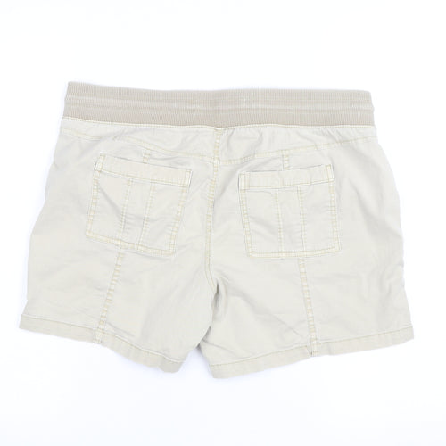 Sonoma Women Beige Size 12 Cargo Shorts with Zip Pockets