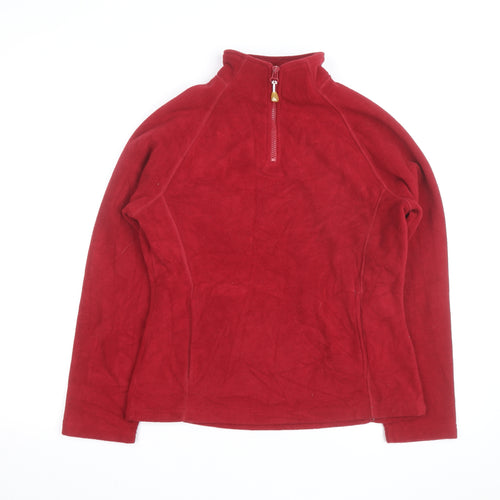 Colorado Clothing Men's Red Fleece 1/4 Zip Pullover Sweatshirt M