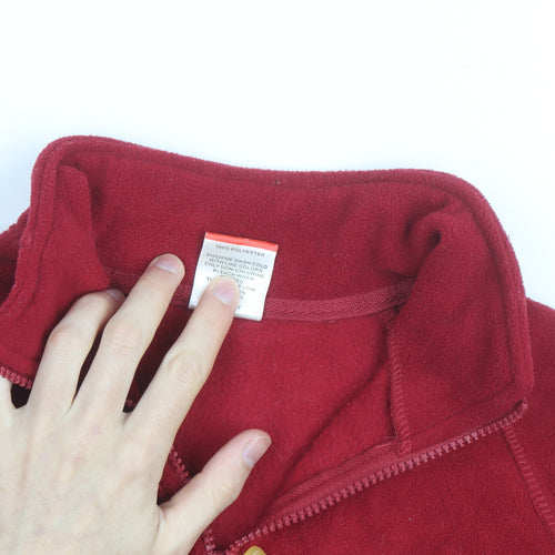 Colorado Clothing Men's Red Fleece 1/4 Zip Pullover Sweatshirt M