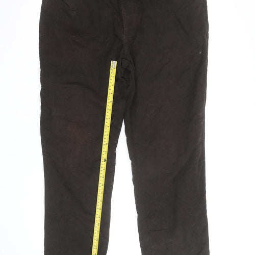 Marks and Spencer Mens Brown Chino Trousers 40in Waist Cotton