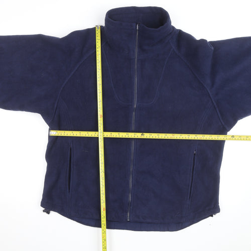 Columbia Women's Blue Fleece Full Zip Jacket Size L Outdoor Hiking
