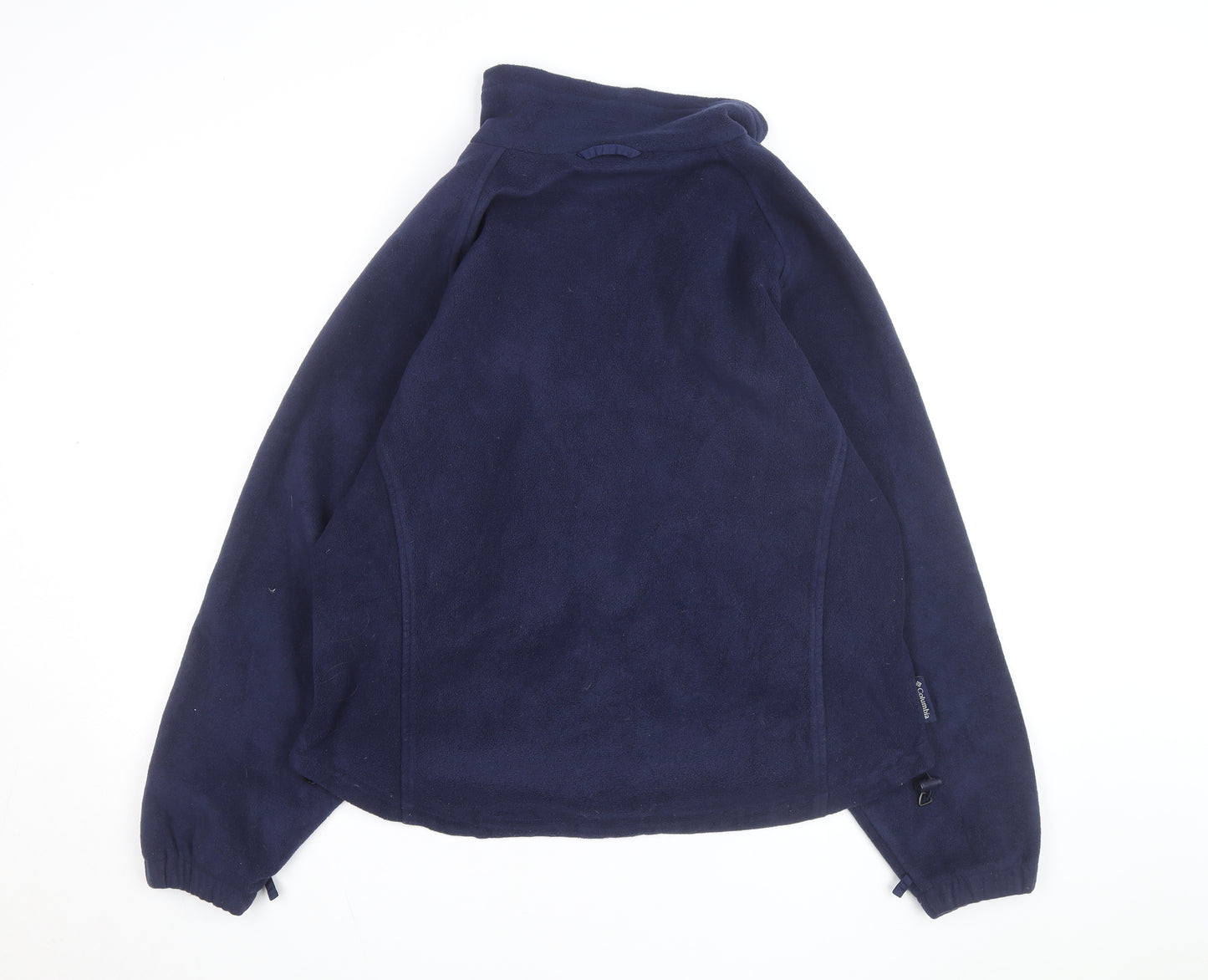 Columbia Women's Blue Fleece Full Zip Jacket Size L Outdoor Hiking
