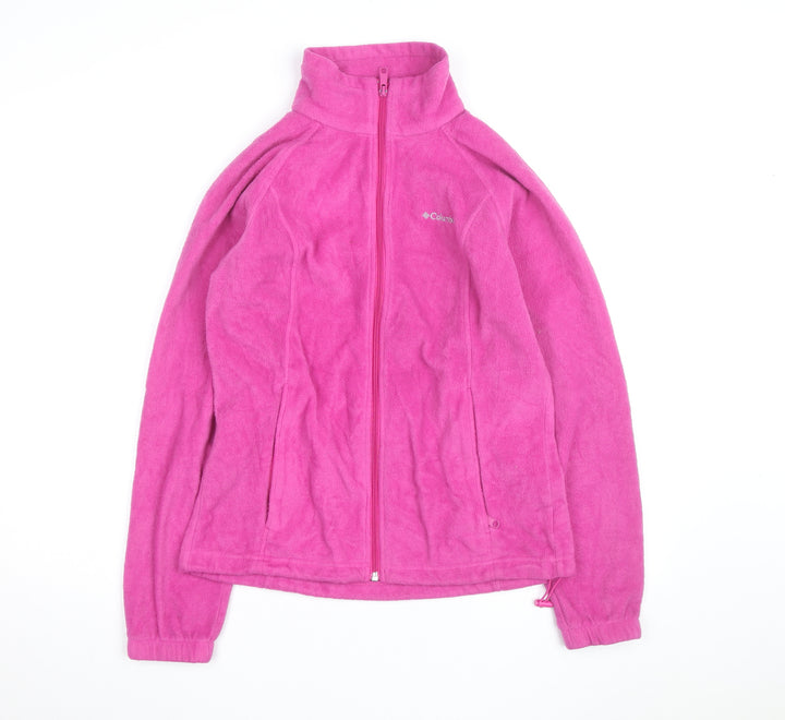 Columbia Women’s Pink Fleece Full Zip Basic Jacket M