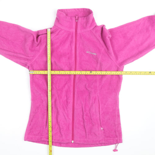 Columbia Women’s Pink Fleece Full Zip Basic Jacket M