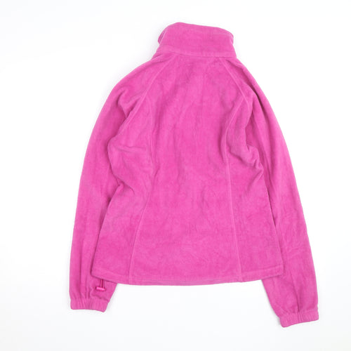 Columbia Women’s Pink Fleece Full Zip Basic Jacket M