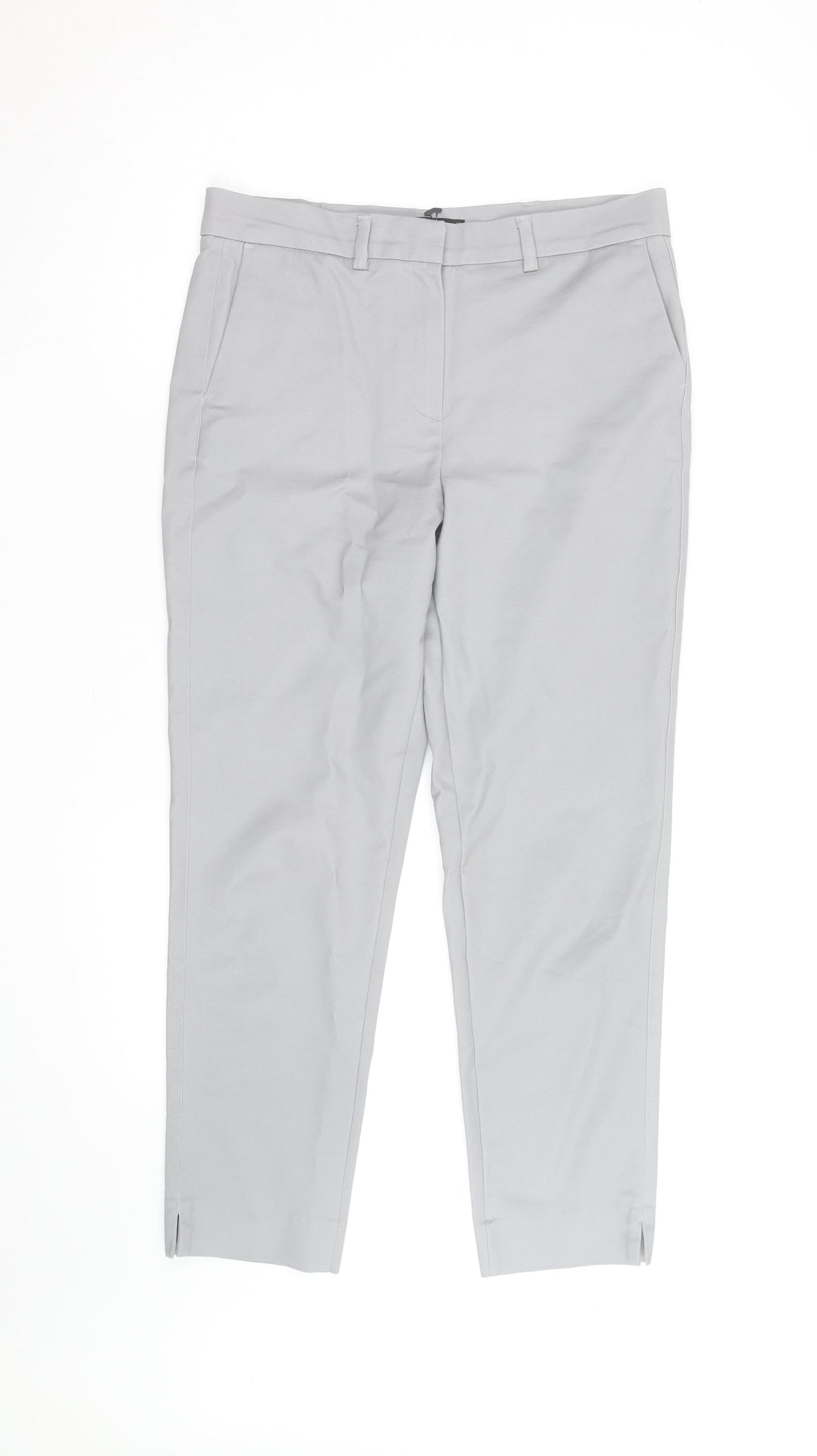 Marks and Spencer Autograph Grey Slim Ankle Trousers Women's Size 10
