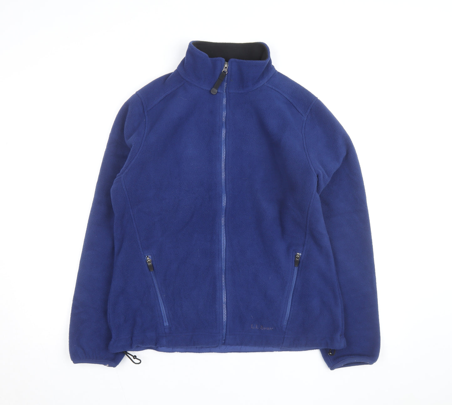 L.L. Bean Women's Blue Fleece Full Zip Jacket Size M Regular Fit
