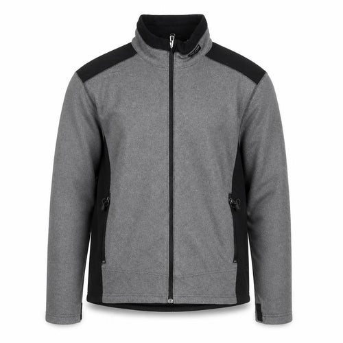 Eddie Bauer Men's Grey Softshell Full Zip Jacket Size M