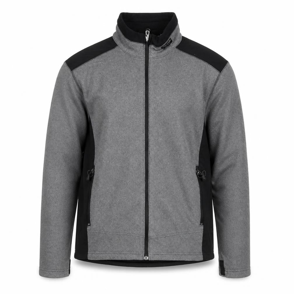 Eddie Bauer Men's Grey Softshell Full Zip Jacket Size M