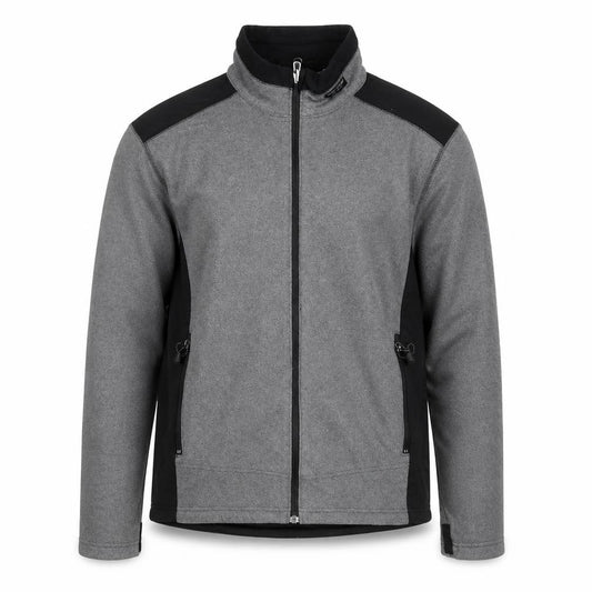 Eddie Bauer Men's Grey Softshell Full Zip Jacket Size M