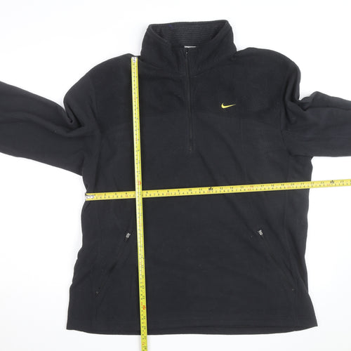 Nike Men's Black XL Therma Fit 1/2 Zip Fleece Activewear Jacket