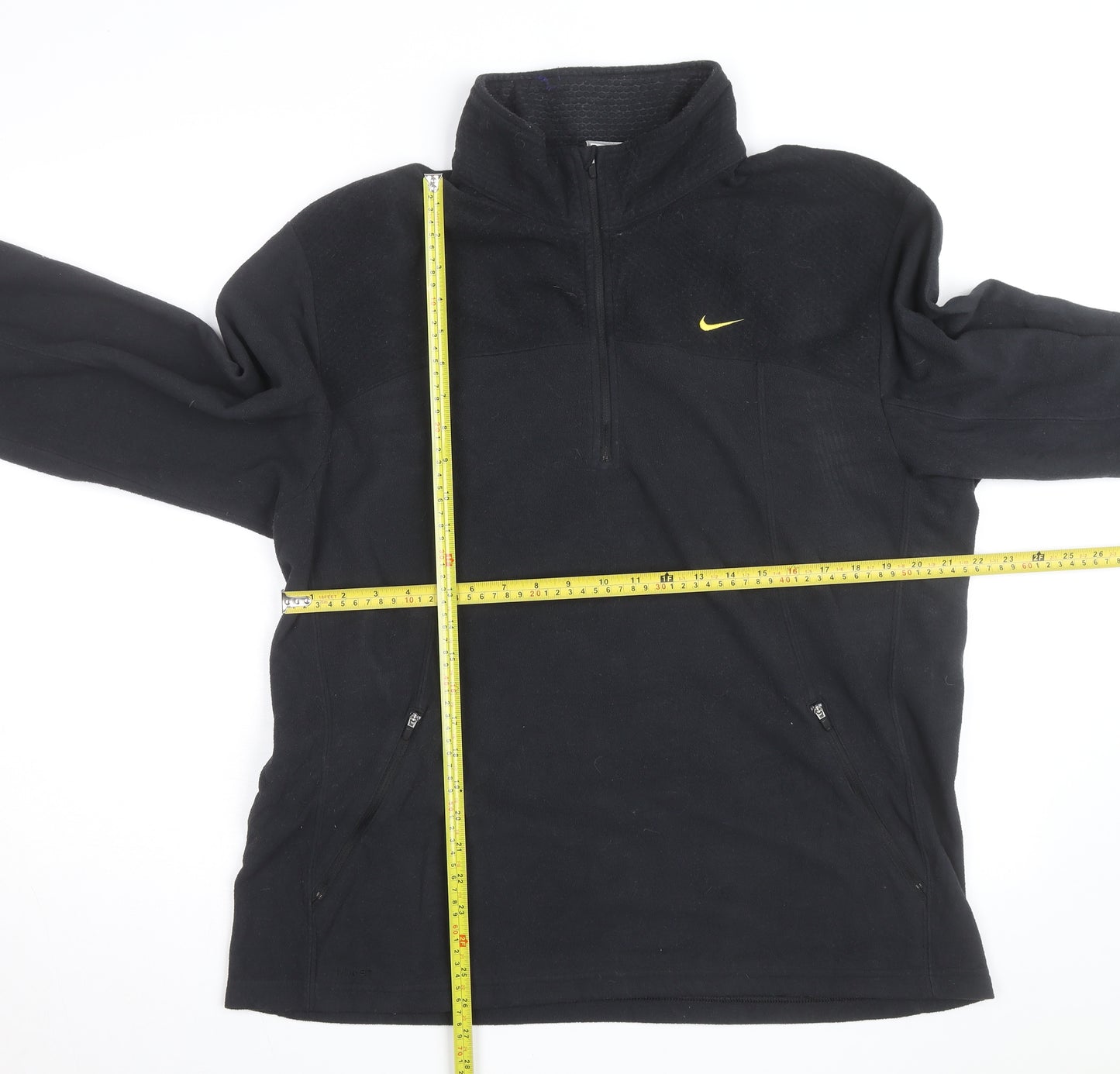 Nike Men's Black XL Therma Fit 1/2 Zip Fleece Activewear Jacket