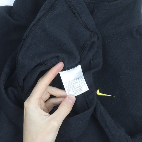 Nike Men's Black XL Therma Fit 1/2 Zip Fleece Activewear Jacket