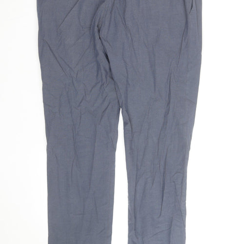 Incotex Men's Grey Slim Fit Chino Trousers Size 56