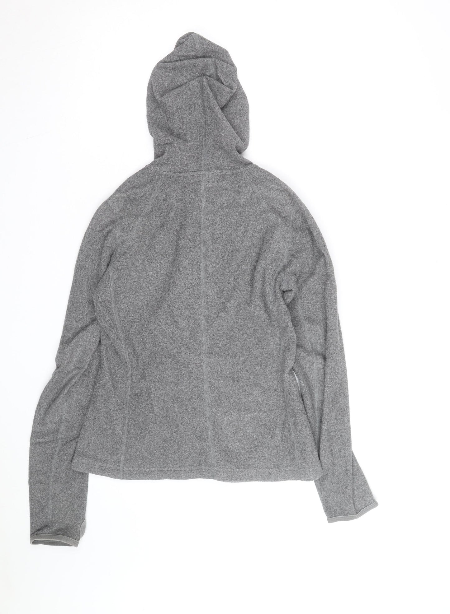 The North Face Women's Grey Full Zip Fleece Hoodie Size S