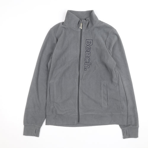 Bench Boys Grey Fleece Full Zip Basic Jacket 15-16 Years