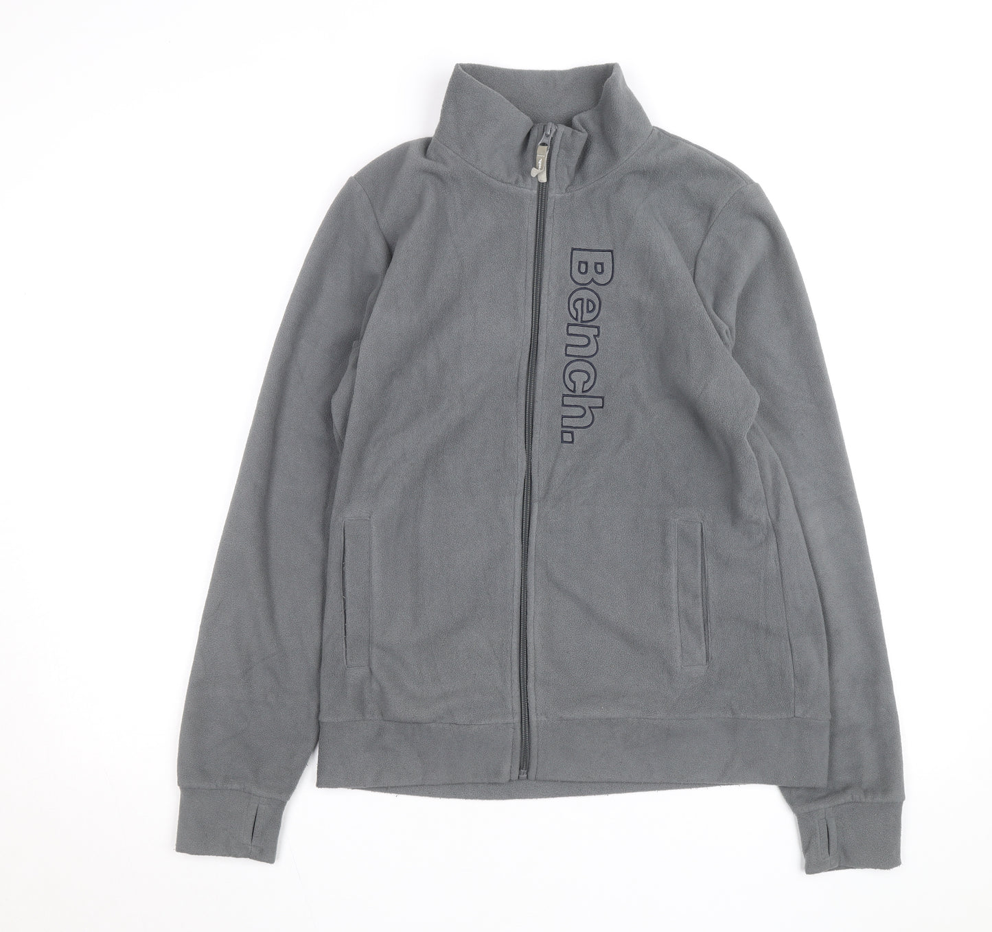 Bench Boys Grey Fleece Full Zip Basic Jacket 15-16 Years