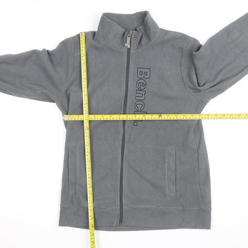 Bench Boys Grey Fleece Full Zip Basic Jacket 15-16 Years