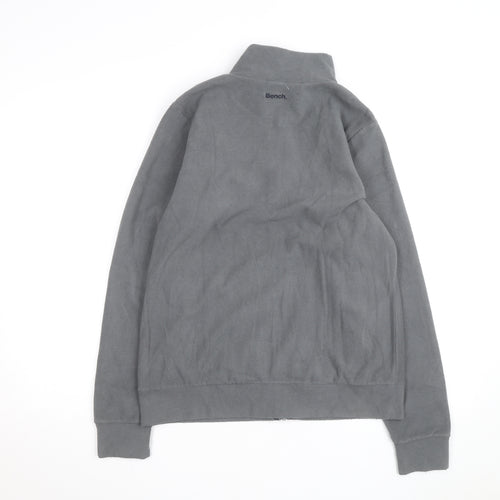 Bench Boys Grey Fleece Full Zip Basic Jacket 15-16 Years
