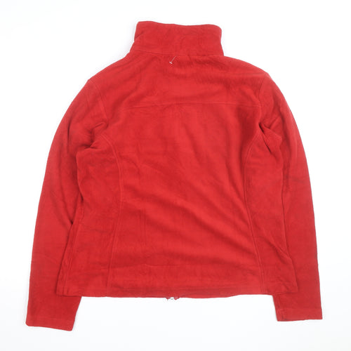 Columbia Men's Red Fleece Full Zip Jacket XL Outdoor Hiking