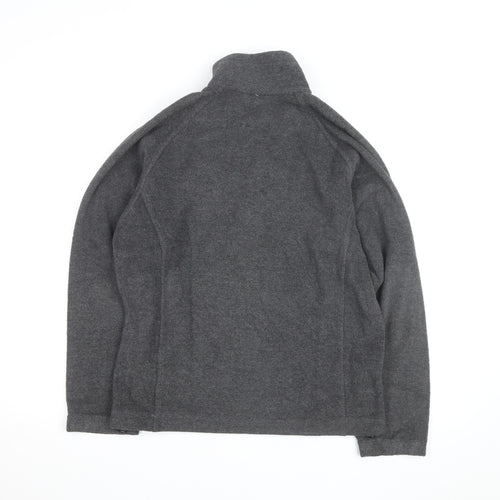 Columbia Women's Grey Fleece Full Zip Jacket Size S Lightweight Outdoor