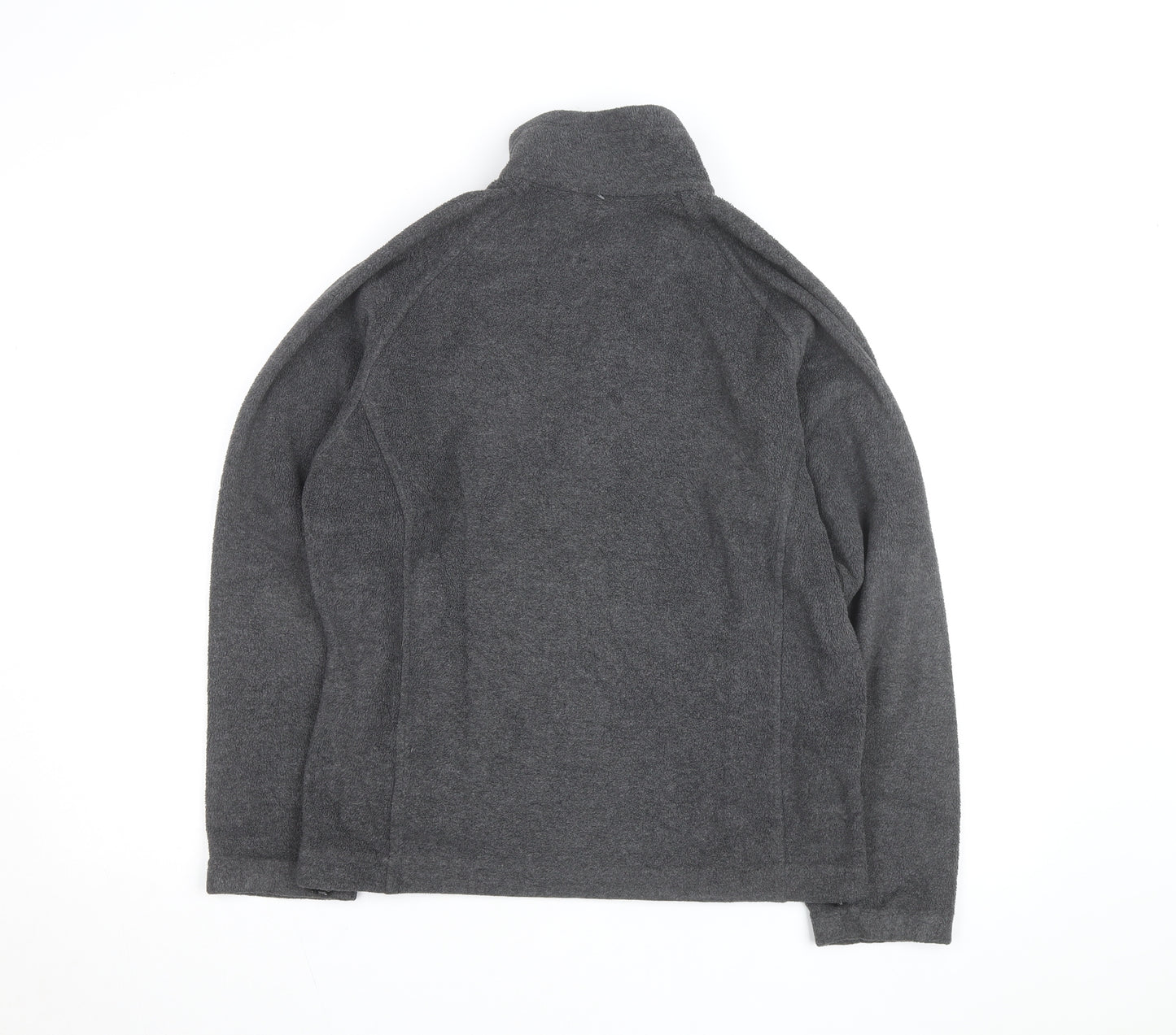 Columbia Women's Grey Fleece Full Zip Jacket Size S Lightweight Outdoor