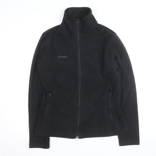 Columbia Women's Black Fleece Full Zip Activewear Jacket Size M