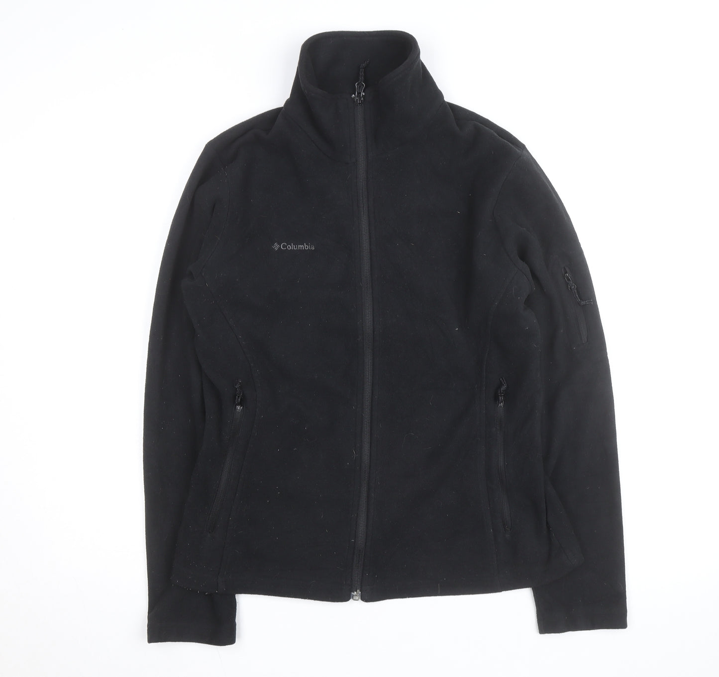 Columbia Women's Black Fleece Full Zip Activewear Jacket Size M
