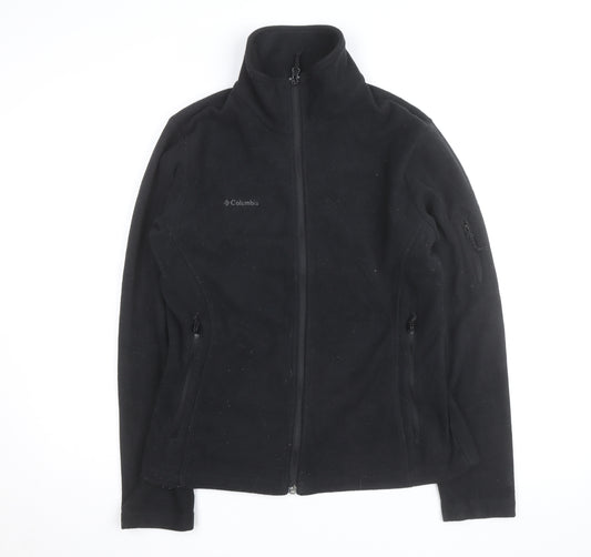 Columbia Women's Black Fleece Full Zip Activewear Jacket Size M