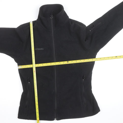 Columbia Women's Black Fleece Full Zip Activewear Jacket Size M
