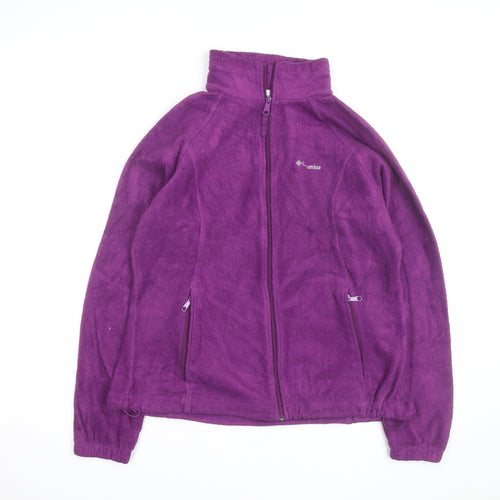 Columbia Women's Purple Fleece Full Zip Jacket XL Activewear