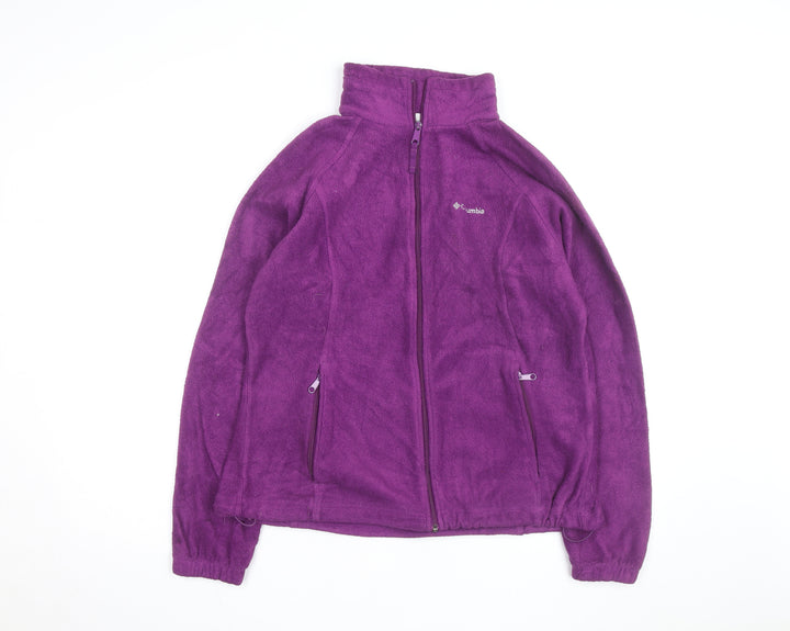 Columbia Women's Purple Fleece Full Zip Jacket XL Activewear