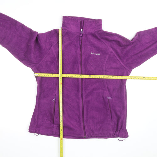 Columbia Women's Purple Fleece Full Zip Jacket XL Activewear