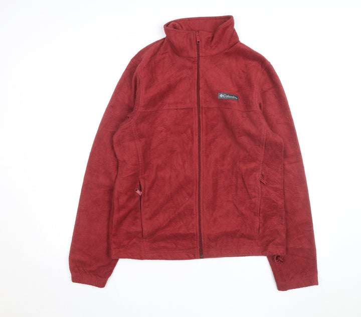 Columbia Men's Red Fleece Full Zip Outdoor Jacket Size M