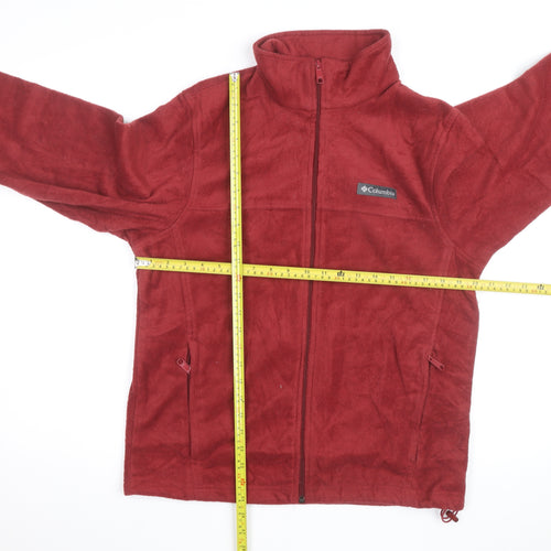 Columbia Men's Red Fleece Full Zip Outdoor Jacket Size M
