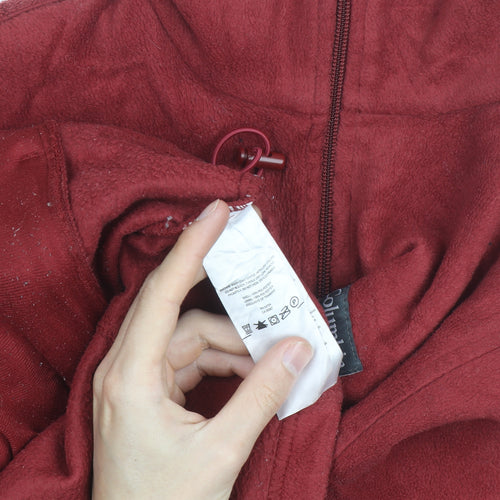 Columbia Men's Red Fleece Full Zip Outdoor Jacket Size M