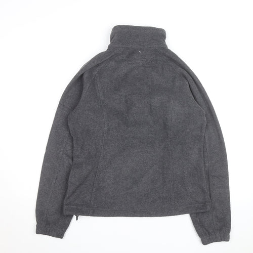 Columbia Womens Grey Fleece Full Zip Jacket Size M Outdoor Active