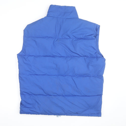 Stratos Mens Blue Puffer Waistcoat M Winter Outdoor Vest