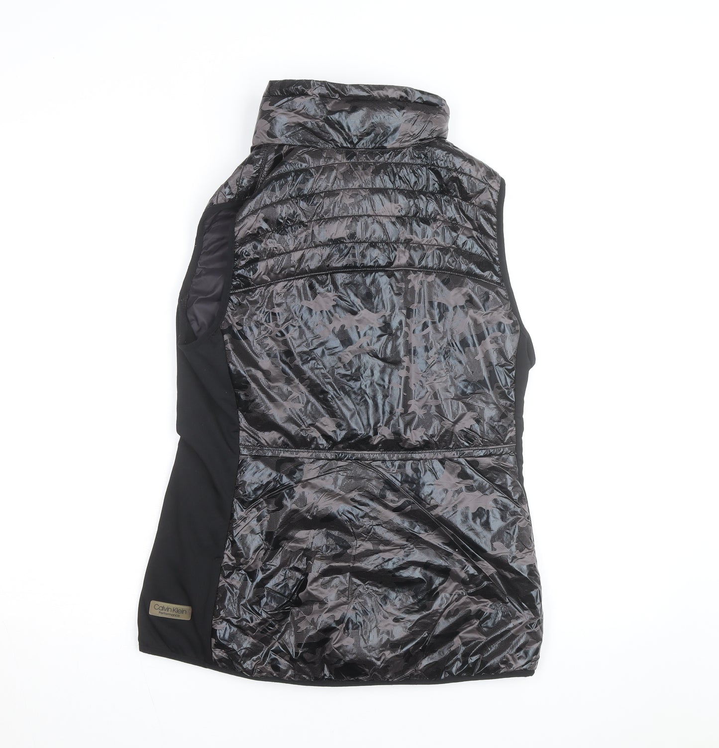 Calvin Klein Men's Black Puffer Waistcoat S Lightweight Zip Vest