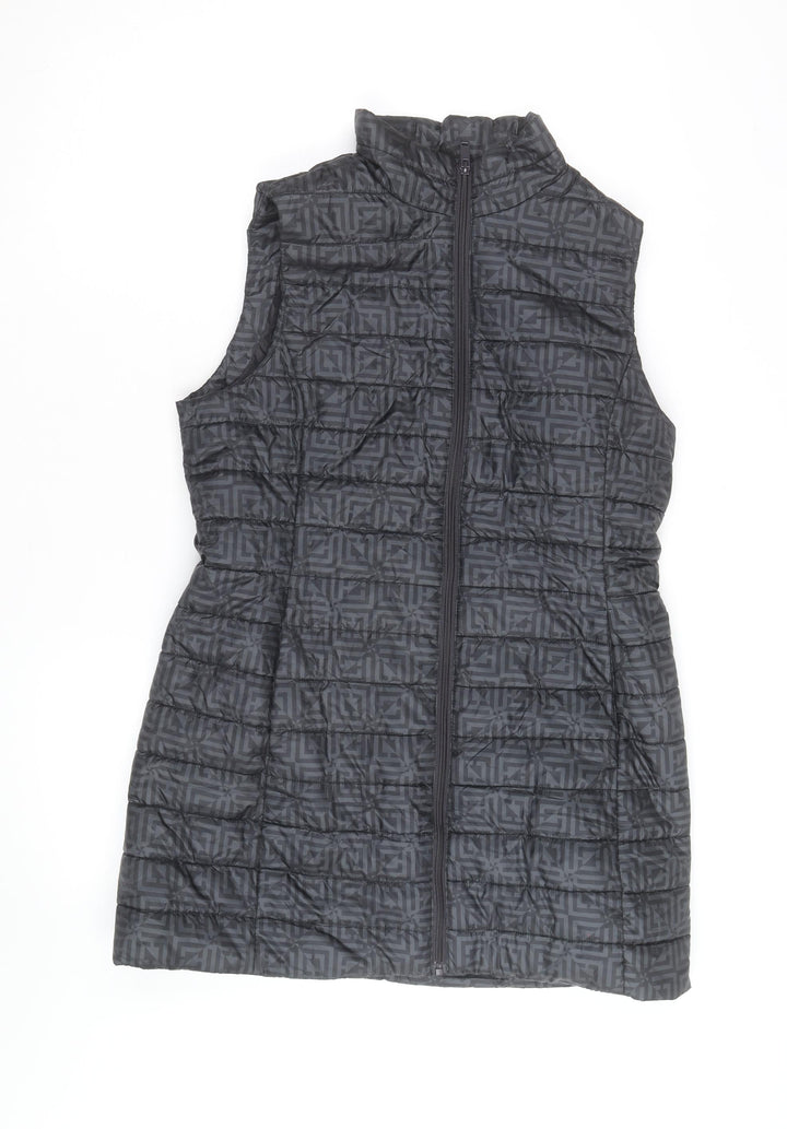 Liz Claiborne Women’s Black Quilted Puffer Waistcoat M