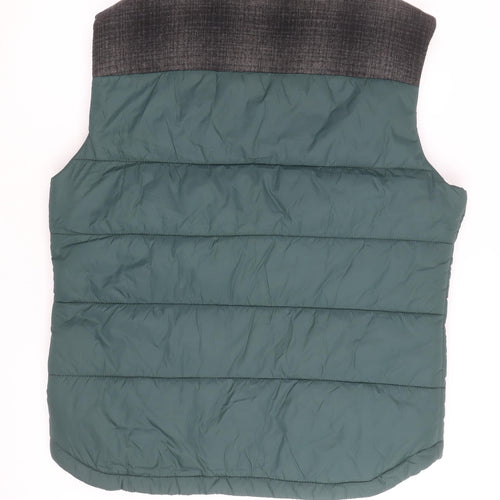 Kenneth Cole Reaction Men's Green Padded Bodywarmer Waistcoat Size L