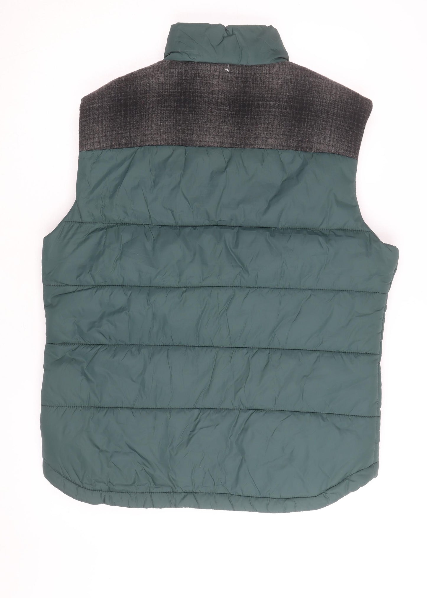 Kenneth Cole Reaction Men's Green Padded Bodywarmer Waistcoat Size L