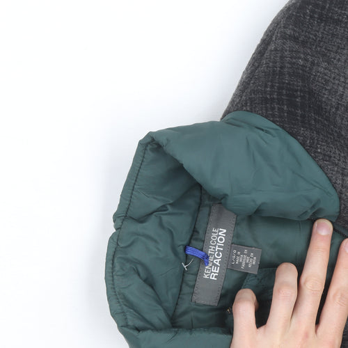Kenneth Cole Reaction Men's Green Padded Bodywarmer Waistcoat Size L