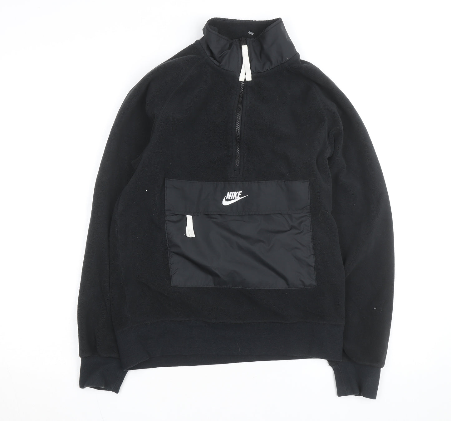 Nike Men's Black XS Fleece 1/2 Zip Pullover Sweatshirt