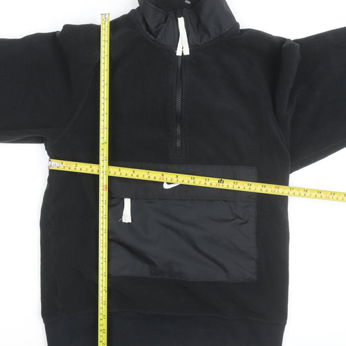 Nike Men's Black XS Fleece 1/2 Zip Pullover Sweatshirt
