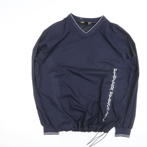 North End Men's Blue V-Neck Pullover Lightweight Sports Sweatshirt L