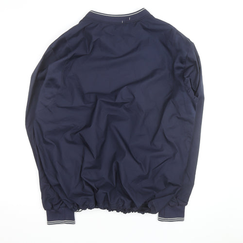 North End Men's Blue V-Neck Pullover Lightweight Sports Sweatshirt L