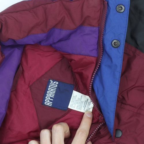 Apparatus Men's Multicoloured XL 80s Retro Puffer Jacket